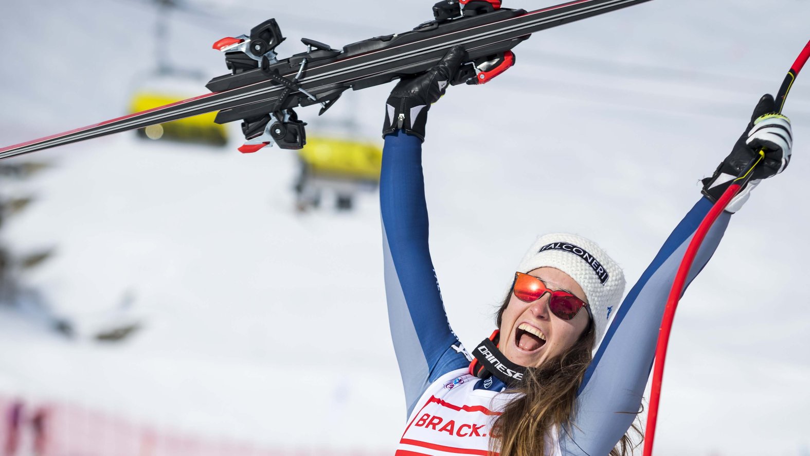 Italiana gana por una centésima la “Copa Mundial de esquí alpino