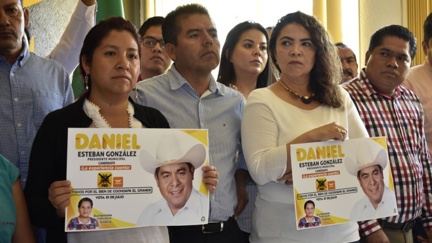 Protesta de familiares de alcalde asesinado