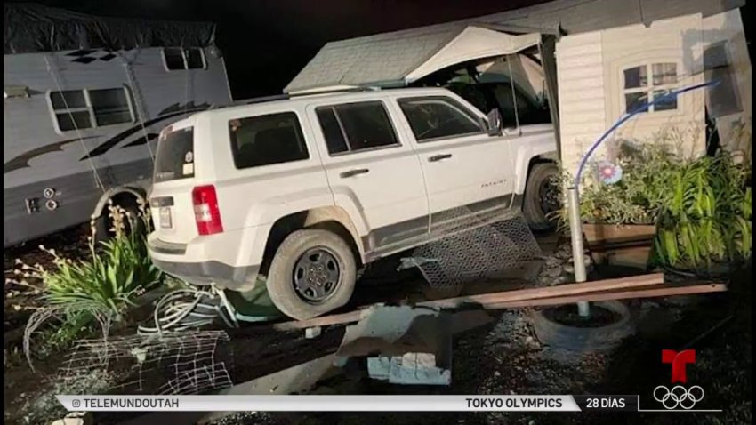 Por tercera vez un carro se estrella contra la misma casa en West Heaven