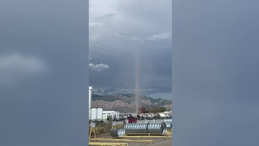 Torbellino de arena sorprende a residentes de Ogden