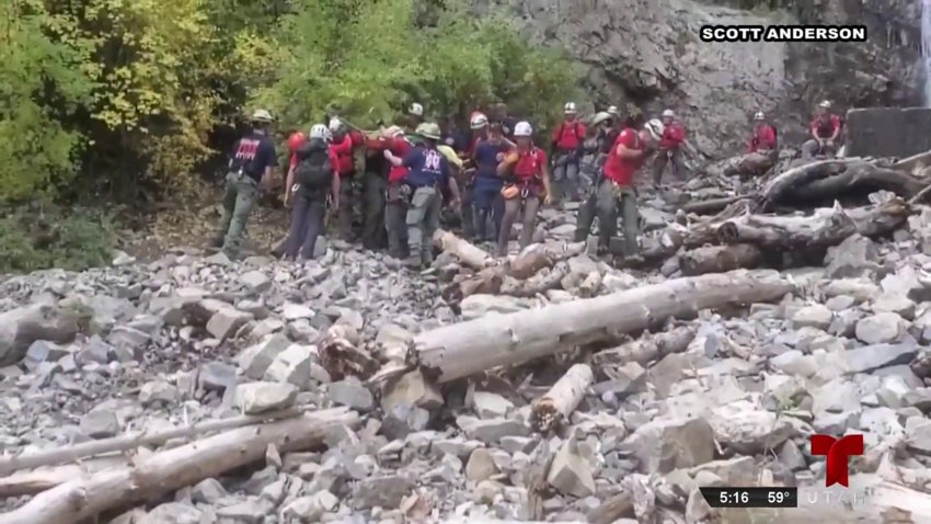 Rescatan a menor de edad que cayó de un sendero en Provo