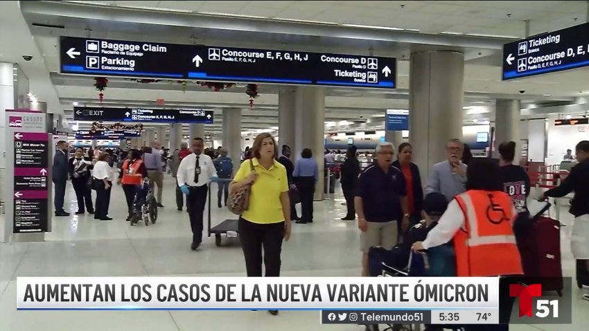 Aumentan los casos de la variante Ómicron en Estados Unidos