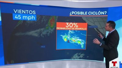 ¿Posible ciclón tropical? En pleno invierno asombra la formación de disturbio en el océano