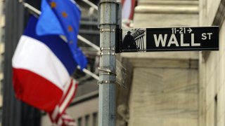 Foto de archivo de Wall Street.