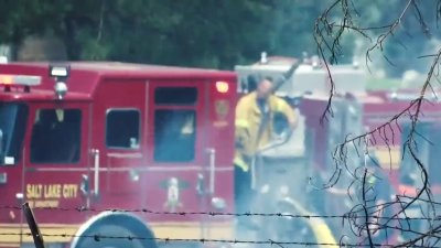 Incendio causa cierre de la rampa de la 201 y vía a la I-215