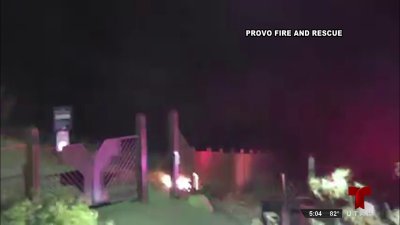 Captado en video: Fuegos artificiales inician incendio en Provo