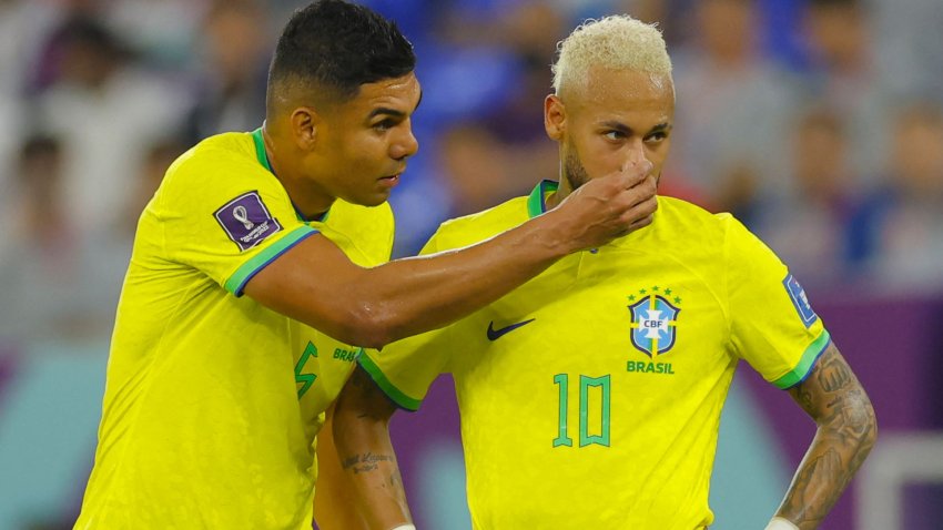 La extraña sustancia que Casemiro le dio a Neymar