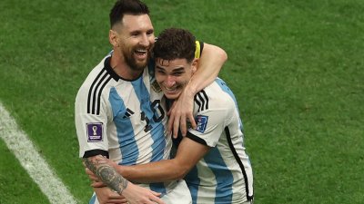 Gran escapada de Messi y Julián Álvarez pone el 3-0 ante Croacia