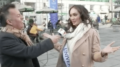 Miss Universo llega hablando español a su nuevo hogar donde le tenían una sorpresa