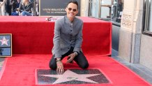 Marc Anthony at the star ceremony where Marc Anthony is honored with a star on the Hollywood Walk of Fame in Los Angeles, California on September 6, 2023. (Photo by Stewart Cook/Variety via Getty Images)
