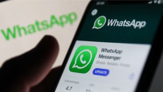 Aplicación de mensajería "WhatsApp".