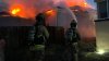 Cuerpo de Bomberos luchan contra el incendio de una casa en Provo