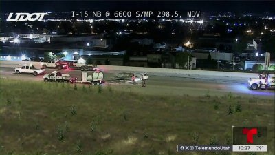 Se abre hueco en la I-15 a la altura de Midvale