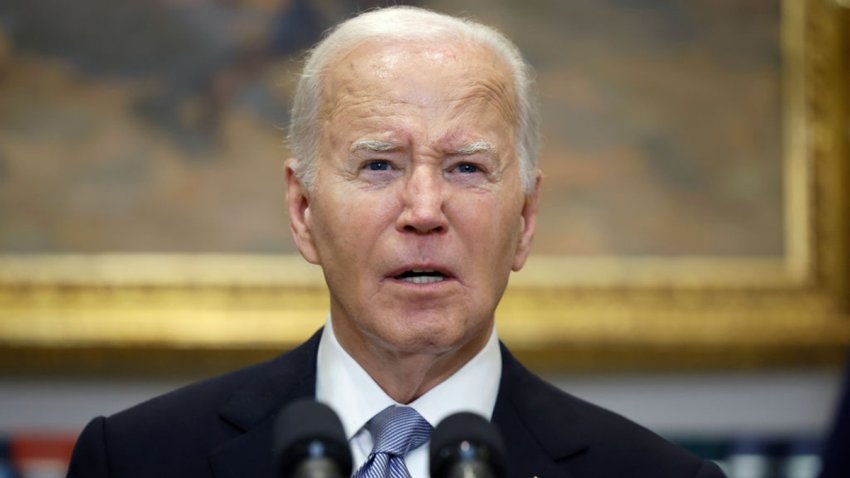 WASHINGTON, DC – JULY 14: U.S. President Joe Biden delivers remarks on the assassination attempt on Republican presidential candidate former President Donald Trump, at the White House on July 14, 2024 in Washington, DC. A shooter opened fire injuring former President Trump, killing one audience member and injuring others during a campaign event in Butler, Pennsylvania on July 13. (Photo by Kevin Dietsch/Getty Images)