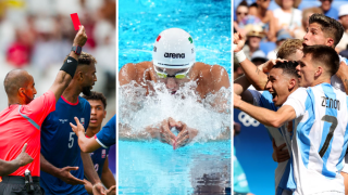 Mientras la selección de Argentina ganó, la de República Dominicana perdió frente a Iraq. Y en natación, el mexicano Alejandro de Lara fue descalificado.