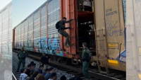 Rescatan a migrantes escondidos en un compartimiento de tren bajo altas temperaturas