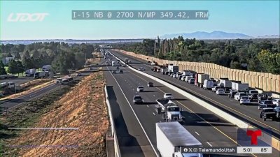 Accidente múltiple en la I-15 deja un herido en estado grave