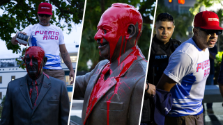 Estas estatuas son monumentos erigidos a los presidentes estadounidenses que visitaron la isla caribeña en funciones oficiales.