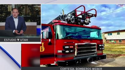 Bomberos responden a un incendio en vivienda del Condado Weber