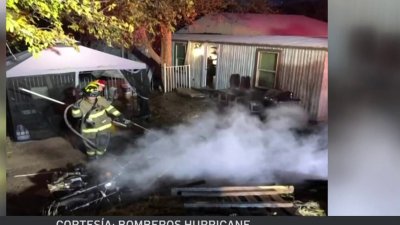 Cocina al aire libre provoca incendio en Hurricane