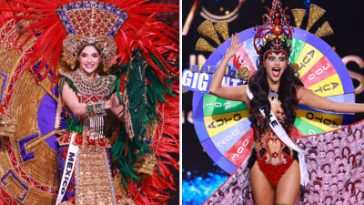 En video: los espectaculares trajes típicos de las latinas en Miss Universo