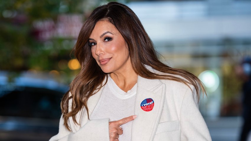 NEW YORK, NEW YORK – OCTOBER 30: Eva Longoria is seen in Midtown on October 30, 2024 in New York City. (Photo by TheStewartofNY/GC Images)