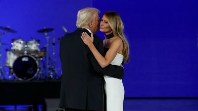 En video: el baile inaugural de Trump y su esposa Melania