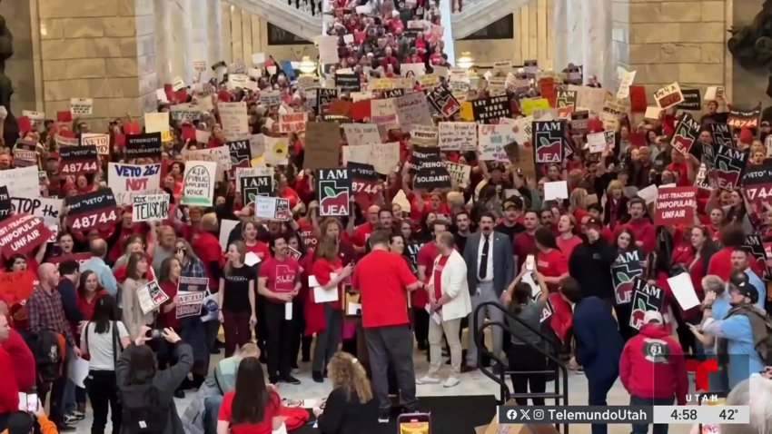 Cientos de empleados protestan por la HB267