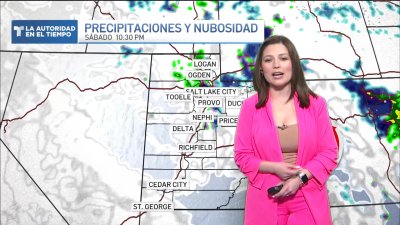 Sábado con lluvia y nieve en gran parte de Utah