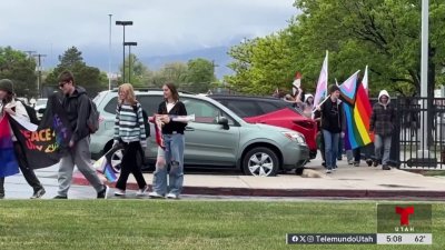 Estudiantes de Murray manifestaron rechazo a proyecto de ley en Utah