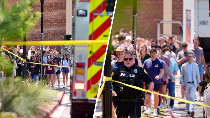 The scene at Florida State University after a campus shooting that left at least one person dead.