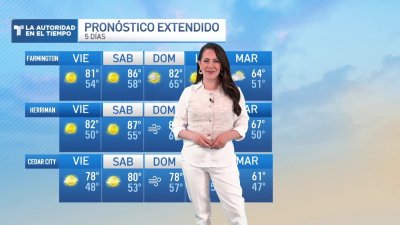 Temperaturas agradables para este viernes