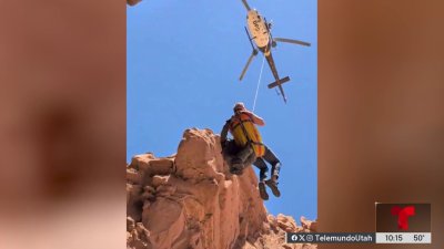 Hombre de Utah herido tras caer mientras practicaba rapel