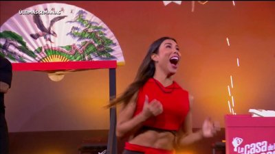 Estalla de alegría: Rosa reacciona feliz al ganar la prueba de líder