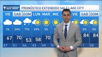 Buen tiempo antes de la llegada de un frente frío a Utah