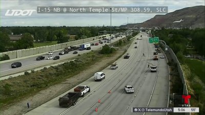 Vuelco de un remolque en la I-15 genera fuertes retrasos