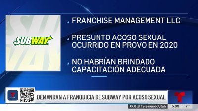 Demandan a franquicia de Subway en Utah