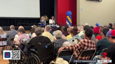 Estudiantes de Utah con discapacidades auditivas y visuales celebraron su graduación