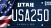 Utah presenta nueva placa “America 250” para conmemorar aniversario de EEUU