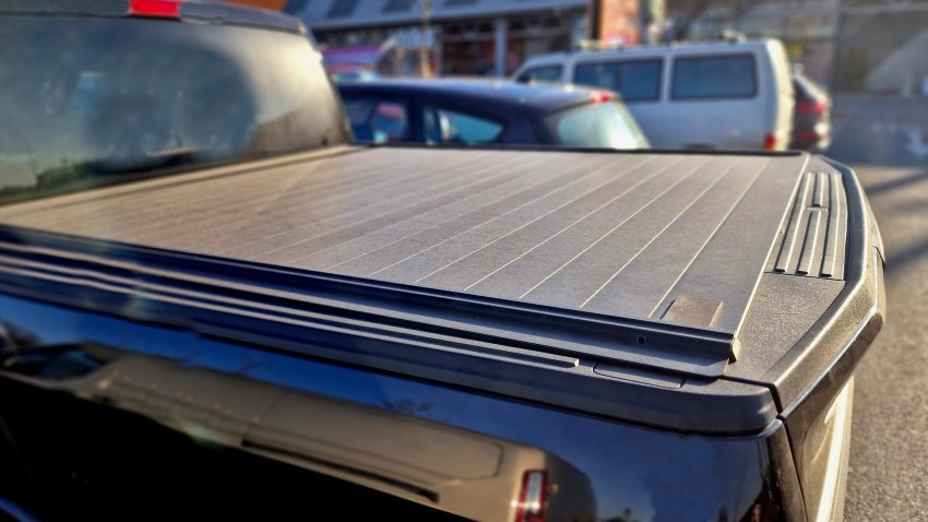 Cover with tail gate locking system designed to fit all standard vehicle security accessory offering a quick and easy way to safely lock away your load., channel